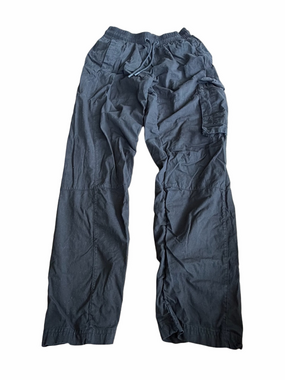 Sonneti Men's Black Cargo Drawstring Pants